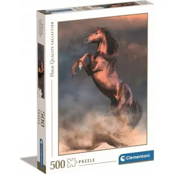 Puzzle Puzzle 500 dílků Divoký rudý hřebec 35521 Clementoni