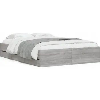 Postel Jednolůžková dřevěná postel VidaXL 60x120 cm, vícebarevná