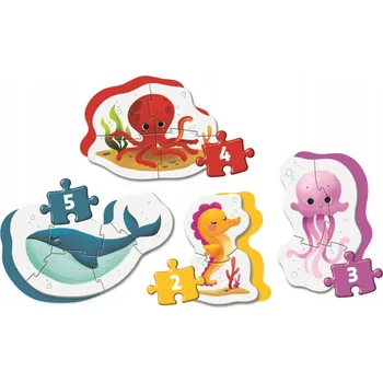 Puzzle Clementoni 14dílné Puzzle Moje první puzzle s vodními živočichy