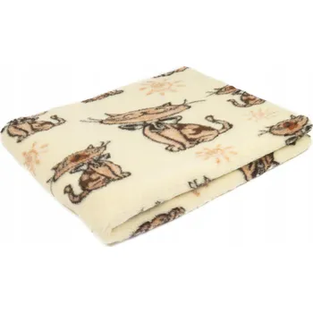 Prostěradlo Deka Kam-Pol vlněná 220 cm x 200 cm růžová