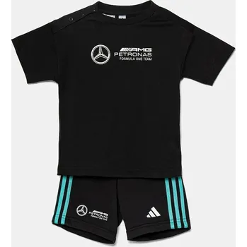 Dětská bavlněná souprava adidas Performance MER DNA JV5438 černá 99X, vel. 92