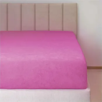 Prostěradlo Prostěradlo froté č.12 tm.růžová 90x200