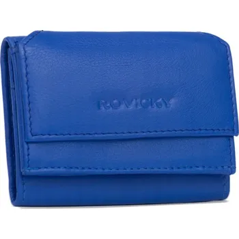 Peněženka Rovicky dámská peněženka z pravé kůže, modrá