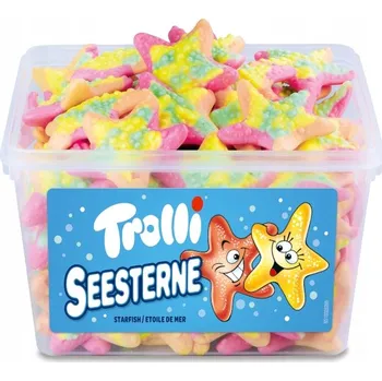 Bonbon Želé Bonbony hvězdice Trolli BOX 975 g
