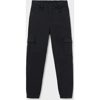 Chlapecké kalhoty Dětské kalhoty Mayoral 7559.7A.Junior.9BYA černá 99X, vel. 128