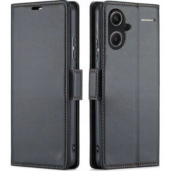 Pouzdro na mobilní telefon POUZDRO pro Redmi Note 13 Pro Plus 5G Smart Case + Kožené Magnetické s RFID
