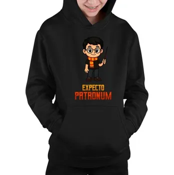 Žertovný předmět Expecto Patronum - Harry Potter - dětská mikina s kapucí pro fanoušky série Harry Potter- Tričkový.cz