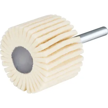 Brusný kotouč Rhodius 305380 | Leštící filcový vějíř 40x30x6 mm, tvrdost D2/H40, FLP