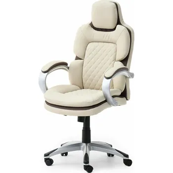 Křeslo Mebel Partner Abelendes (hnědá + šedá)