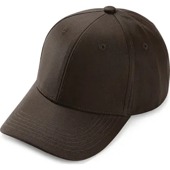 Kšiltovka Waykins | Hnědá bavlněná kšiltovka s vyztuženým čelem - Waykins