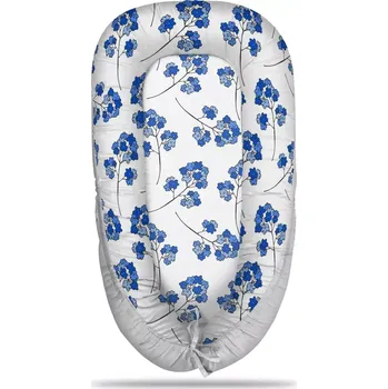 Hnízdečko pro miminko Sablio Hnízdečko pro miminko Modré kvítí
