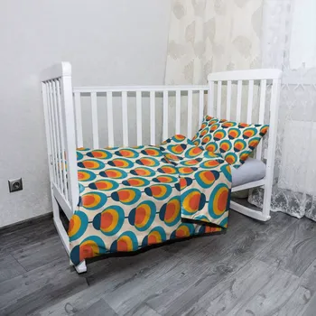 Povlečení Sablio Dětské povlečení do postýlky Duhové spektrum - 120x90 / 40x60