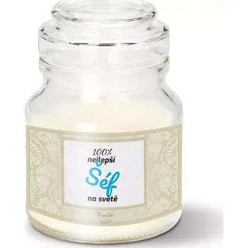Svíčka Sablio Svíčka 100% nejlepší šéf na světě - 120 g