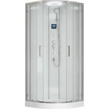 Kerra Masážní sprchový box Orion White Glass 90×90, MBOBG91