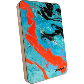 Powerbanka Picasee Powerbanka s MagSafe 5 000 mAh Zlatá - Blue Magma