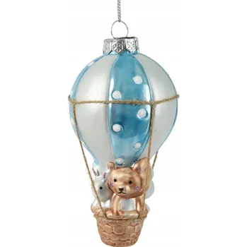 Vánoční dekorace Vánoční Baňky tvarované zvířátka 12,5 cm 1 ks