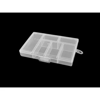 Úložný box Plastový box / zásobník 8,5x12x2,5 cm Varianta: transparent, Balení: 1 ks