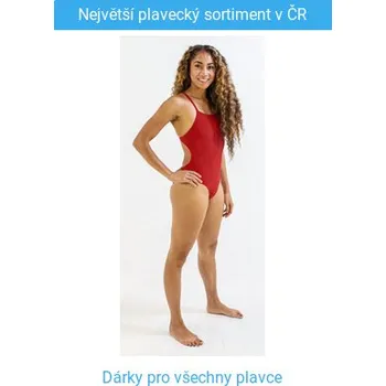 Dámské plavky Dámské plavky Finis Openback Solid Red 28