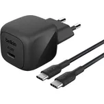 Belkin BOOST CHARGE™ 45W USB-C Power Delivery PPS nástěnná nabíječka + 1m USB-C na USB-C kabel, černá
