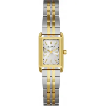 Hodinky Dámské hodinky BOWA Paris White Silver-Gold Steel 20