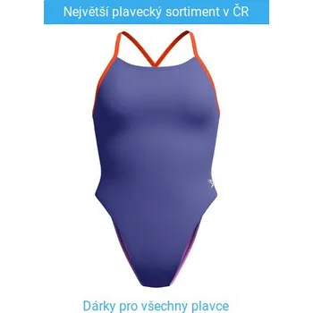 Dámské plavky Speedo Womens Solid Tie Back Hapuna Blue M - UK34