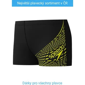 Chlapecké plavky Speedo Medley Logo Aquashort Boy Hyper Yellow/Black 176cm