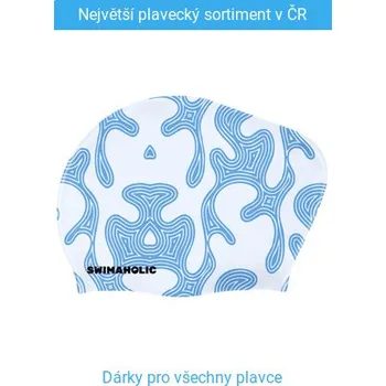 Plavecká čepice Plavecká čepice na dlouhé vlasy Swimaholic Labyrinth Long Hair Cap
