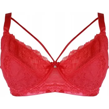 Dámské oblečení Intimidao podprsenka polovyztužená červená velikost 75D
