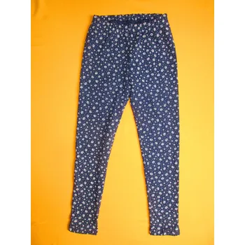 Dívčí legíny Arex, ČR Zateplené legíny 2 Barva: denim+bílá, Velikost: 134