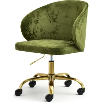 Křeslo Mebel Partner Senzitiv (zelená + zlatá)