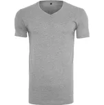 Build Your Brand Pánské tričko s výstřihem do V BY006 Heather Grey XXL