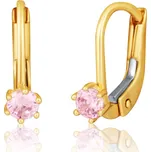 Zlaté náušnice se zirkony ZE0932XJ80-9600 (585/1000) 0,96g