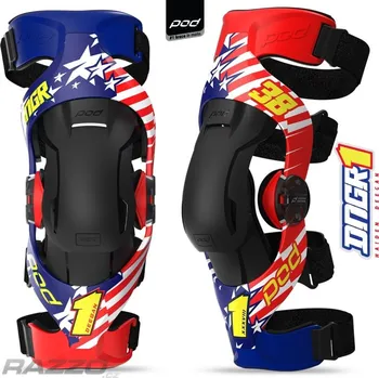 Motocyklový chránič Ortézy na kolena pro motokros enduro POD K4 2.0 Knee Brace Deegan "Danger Boy 2" Limited Edition M - L