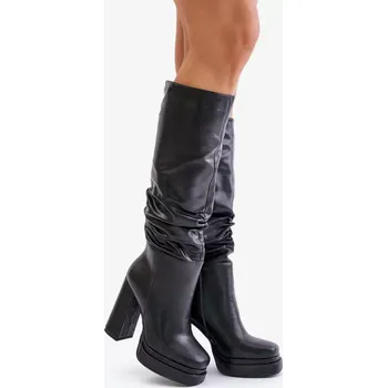 Dámské kozačky Kozačky na podpatku model 202604 Step in style 38