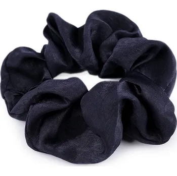 Náramek Gumička scrunchie do vlasů, malé, 4 modrá tmavá