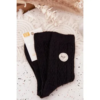 Pánské ponožky Dámské vlněné ponožky – černé Velikost: 35-38