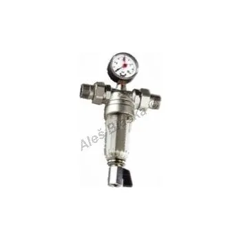 vodní filtr TIEMME - Itálie | Odkalovací filtr s manometrem na vodu - 3/4" TM3135N