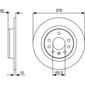Brzdový kotouč Brzdový kotouč BOSCH 0 986 479 515