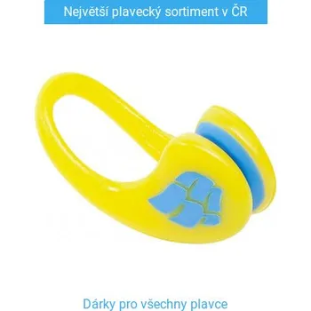 Svorka na nos Klip na nos Mad Wave Ergo Žlutá