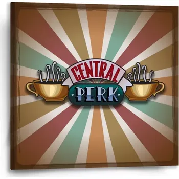 Obraz Sablio Obraz Seriál přátelé CENTRAL PERK Abstrakce - 50x50 cm