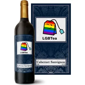 Víno Sablio Červené víno LGBT Tea: 0,75 l