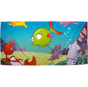 Osuška Sablio Ručník Podmořský svět 2 - 50x100 cm