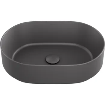 Umyvadlo Besco Lova Cera-Line 46 umyvadlo na desku, titan, UNCM-46-LOGM