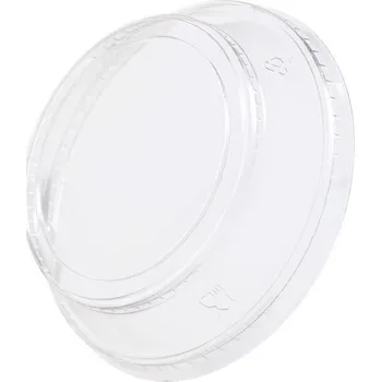 Jednorázové nádobí Víčko ploché PLA BioNatic Ø97mm 50ks
