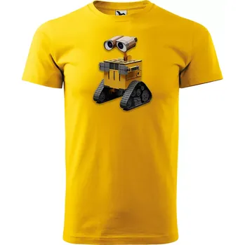 Sablio Tričko s potiskem Wall-E - žluté 2XL