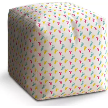 Taburet Sablio Taburet Cube Obtisk nožiček: 40x40x40 cm