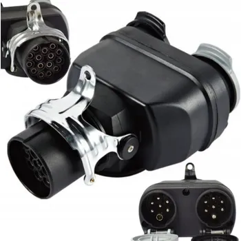 Příslušenství pro přívěs ADAPTÉR PRO PŘÍVĚS NÁVĚSU BOX 15/7 15PIN 2x7PIN ADAPTÉR