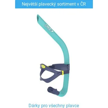 Šnorchl Speedo Bullet Head Snorkel Arctic Glass/Blue Tyrkysová
