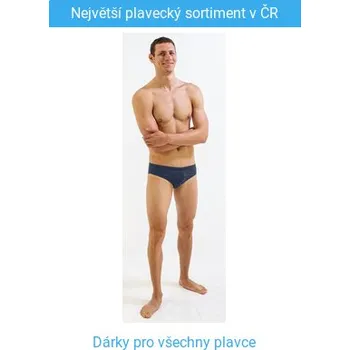 Pánské plavky Pánské plavky Finis Brief Solid Navy 26