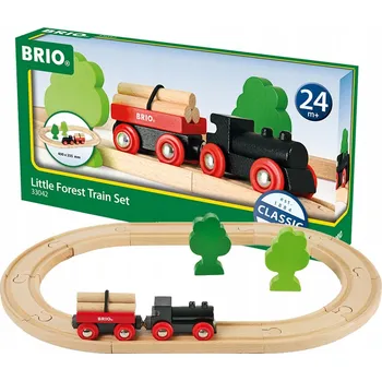 Vláček a vláčkodráha Brio Základní železniční sada - Lesní dráha 33042